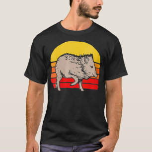 T-shirt Javelina Vintage Retro 80s Sunset Cute Funn