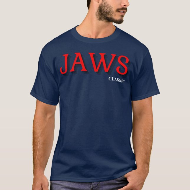 T-shirt Jaws Classic friends (Devant)