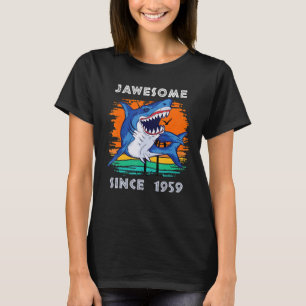 T-shirt Jawsome Awesome depuis 1959 Sharks Sea Ocean Fans 