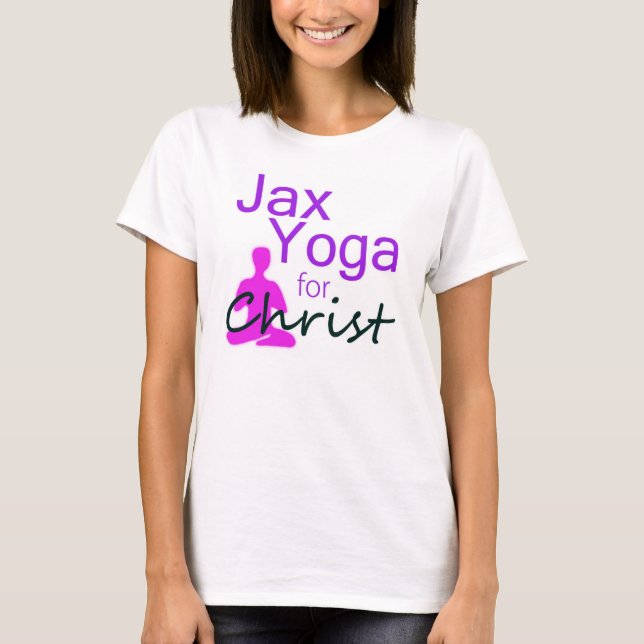 T-shirt Jax Yoga pour le Christ (Devant)