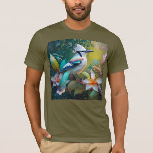 T-shirt Jay à ailes Turquoises en berceau