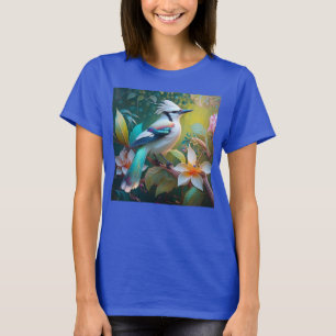 T-shirt Jay à ailes Turquoises en berceau