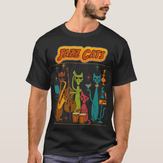 T-shirt jazz cats