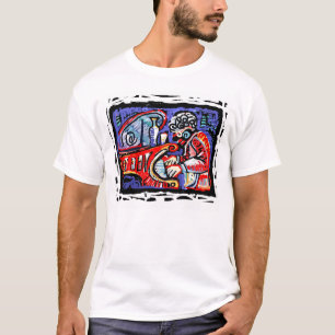 T-shirt Jazz coloré