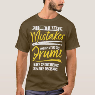 T-shirt Jazz Drummer Free Drumming Drumming Drumming Percu