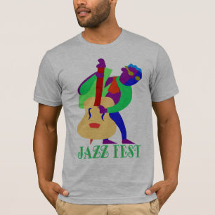 T-shirt Jazz Fest Blues Man