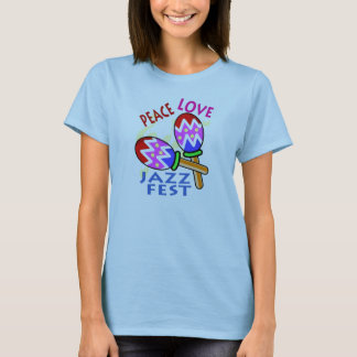 T-shirt Jazz Fest Peace Love