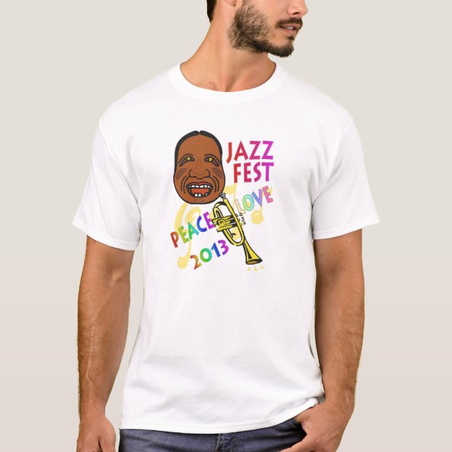 T-shirt Jazz Fest Satchmo 2013 (Devant)