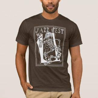T-shirt Jazz Fest Skeleton 2011
