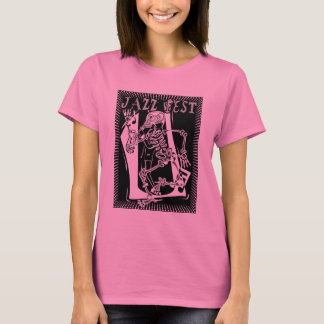 T-shirt Jazz Fest Skelton