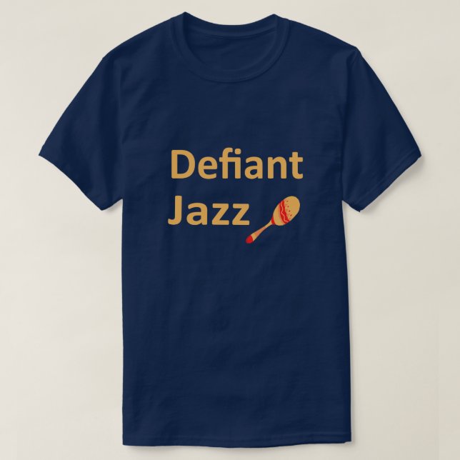 T-shirt Jazz provocateur avec Maraca (Design devant)