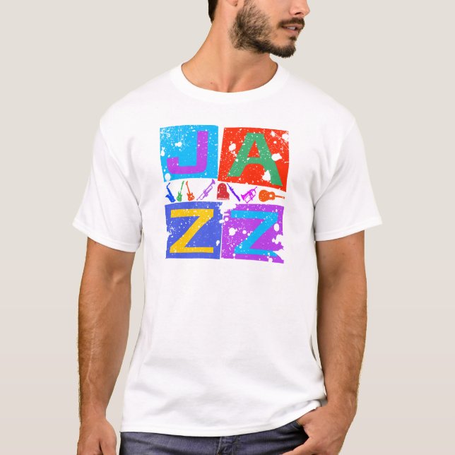 T-SHIRT JAZZ RÉTRO (Devant)