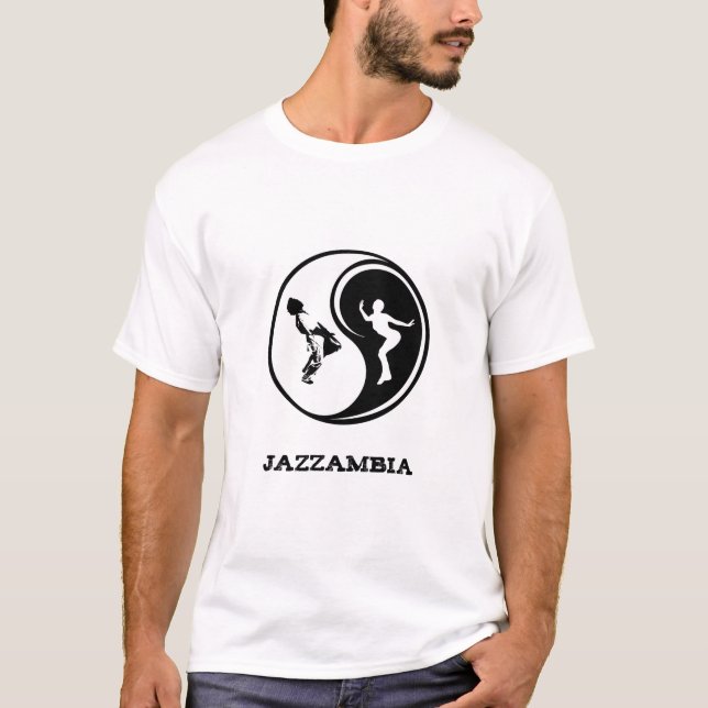 T-shirt Jazzambia Yin Yang (Devant)