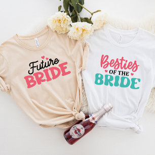 T-shirt JAZZY Bridal Party Tee, Besties of the Bride