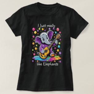 T-shirt Jazzy Elephant Serenade Anniversaire