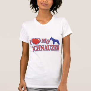 T-shirt J'Coeur Mon Schnauzer