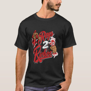 T-shirt Jd 4 Red Thunder Rags 2 Riches Red Thunder 4S Matc