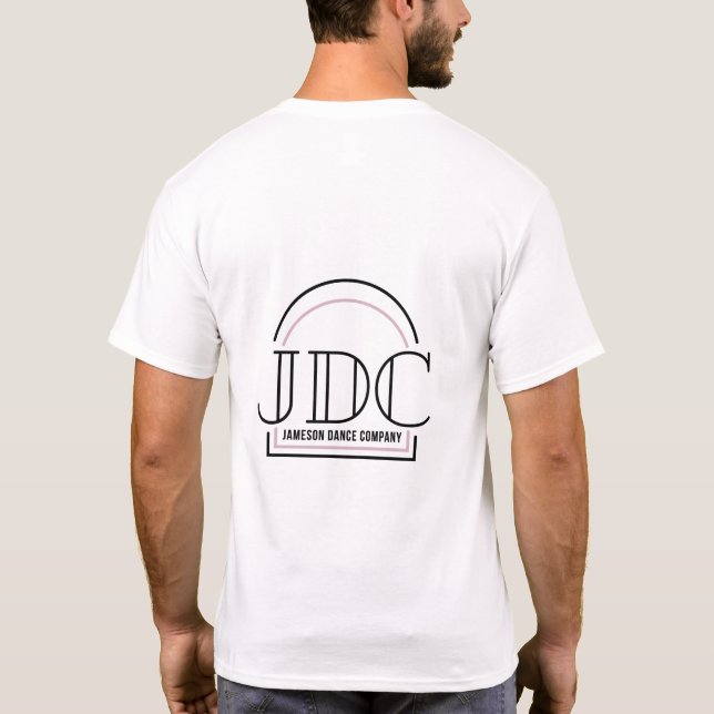 T-shirt JDC Dad Crew, white tee (Dos)