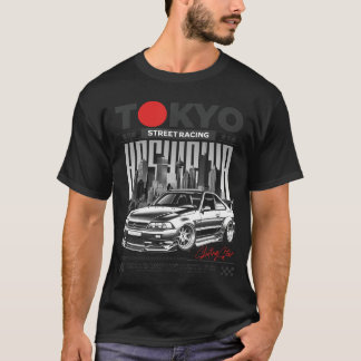 T-shirt JDM Tokyo Japan Drift Race Tuning Retro Vintage Gr