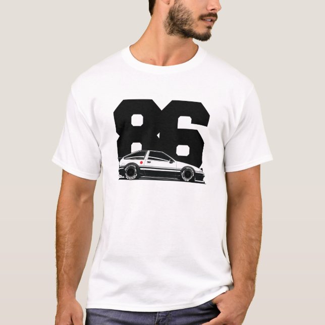 T-shirt JDM Toyota AE86 Trueno (Devant)