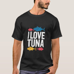 T-shirt Je adore l'aventure de pêche océanique au thon