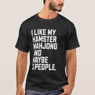 T-shirt Je aime mon jeu de société hamster drôle joueur de