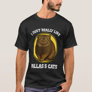 T-shirt Je aime vraiment les chats de Pallas Chat de Palla