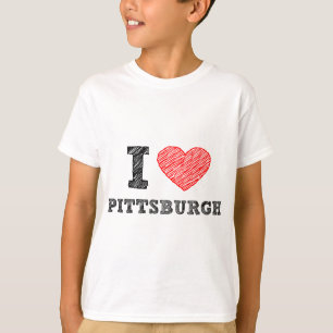 T-shirt Je-Amour-Pittsburgh