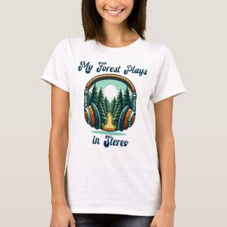T-shirt Je ❤️ ASMR My Forest Play in Stéréo