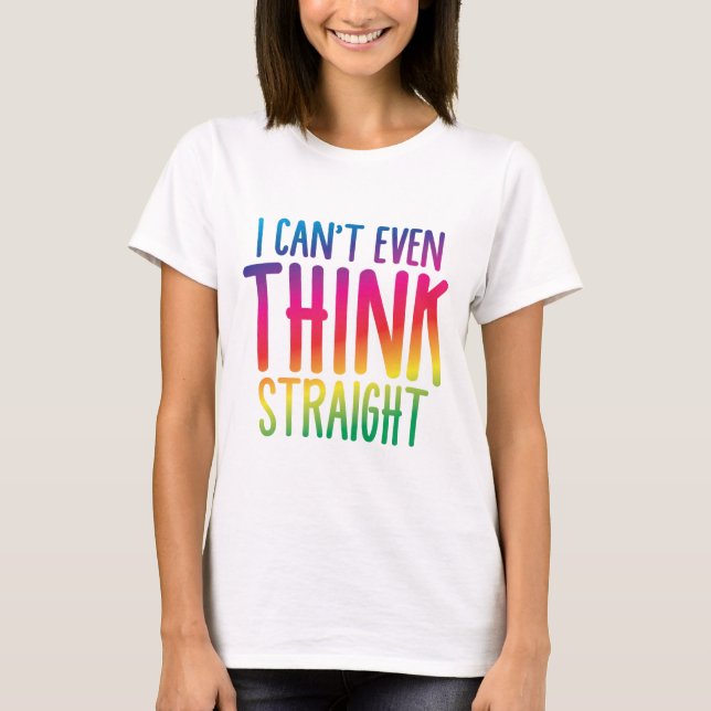 T-shirt je biseaute pense même directement (Devant)