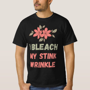 T-shirt Je blanchis mon pli puant