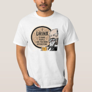 T-shirt Je Bois (pour vous rendre plus intéressant)