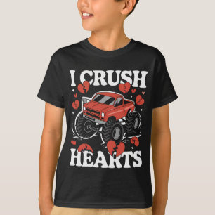 T-shirt Je Broie les Cœurs Monstre de la Saint-Valentin