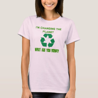 T-shirt Je change la planète