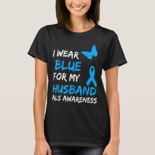 T-shirt Je Chemise Als Sensibilisation Bleu Mari