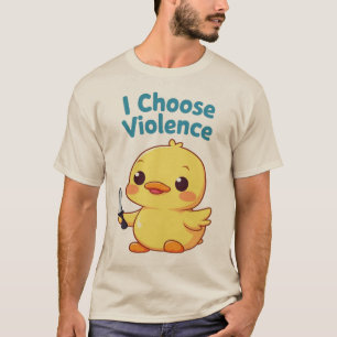 T-shirt Je Choisis la Violence - Conception Numérique de P