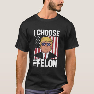 T-shirt Je Choisis Le Patriote Républicain Felon Trump 202