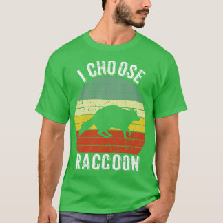 T-shirt Je choisis Raton laveur