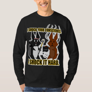 T-shirt Je choque votre conscience (2-sided)