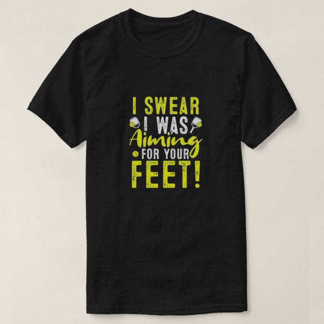 T-shirt Je Cite Que Je Voulais Te Faire Dink De Pickleball (Design devant)