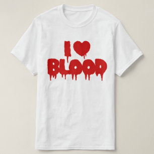 T-SHIRT JE COEUR [AMOUR] SANG