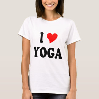 T-shirt Je coeur le yoga