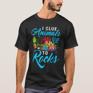 T-shirt Je colle des animaux Aquarium récifal coraux Aquar