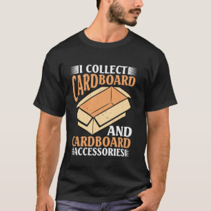 T-shirt Je collectionne le carton et les accessoires de ca