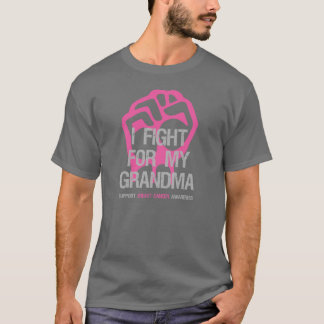 T-shirt Je combats la grand-maman de chemises de