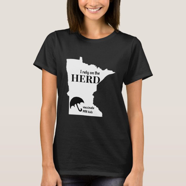 T-shirt Je compte sur le troupeau (Devant)
