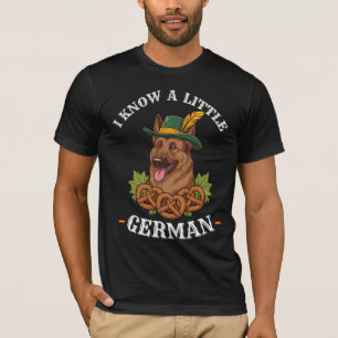 T-shirt Je Connais Un Petit Amoureux des chiens Allemand O