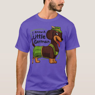 T-shirt Je Connais Un Petit Dachshund Allemand Oktoberfest