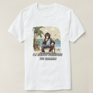 T-shirt ✍️ "Je corrige ta grammaire en silence"