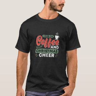 T-shirt JE COURS AU CAFÉ ET NOËL CADEAUX DE COUCHE Cadeaux